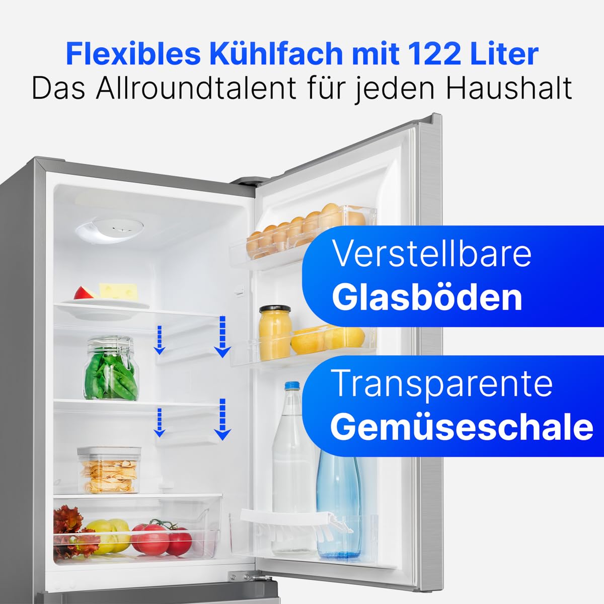 Bomann KG 320.2 Kühlschrank mit Gefrierfach 175L