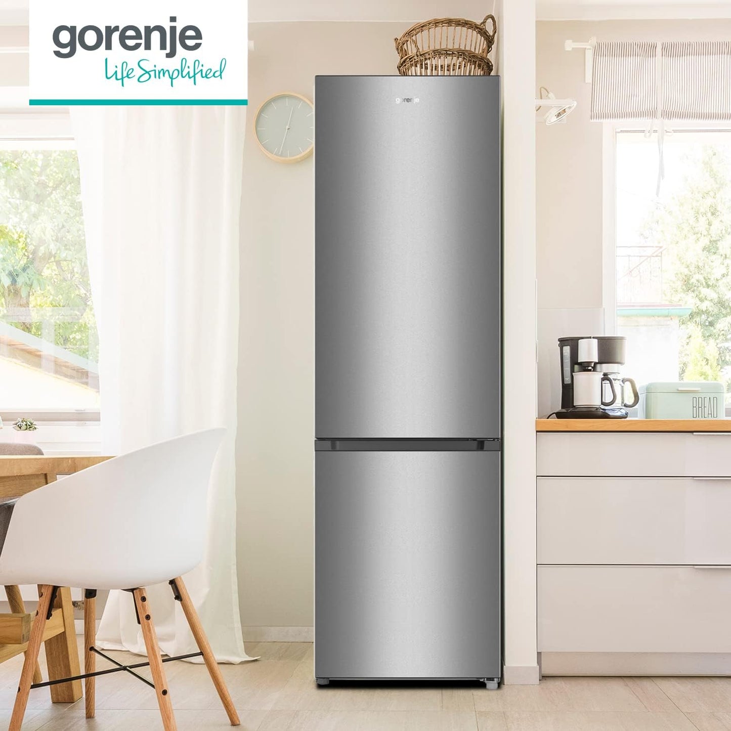 Gorenje RK 4182 PS4 Kühl Gefrierkombination Grau