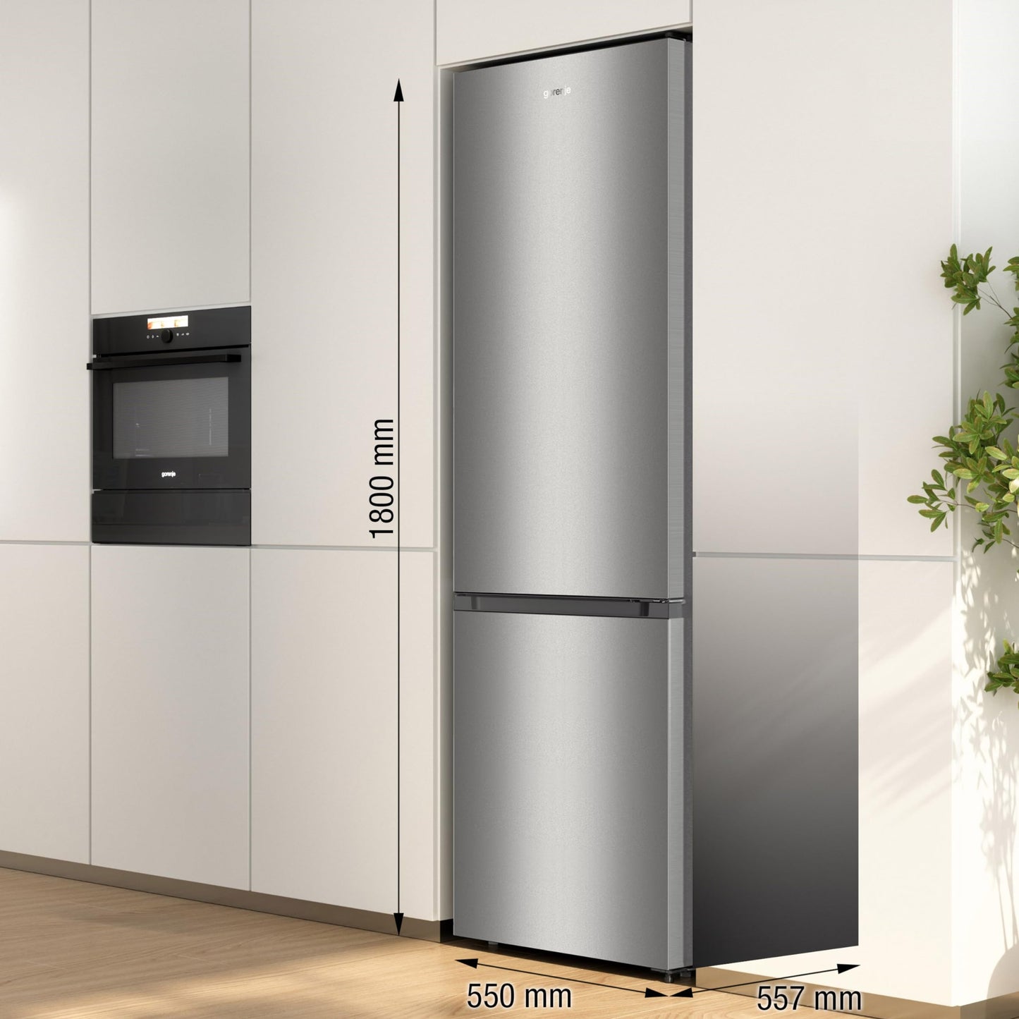 Gorenje RK 4182 PS4 Kühl Gefrierkombination Grau