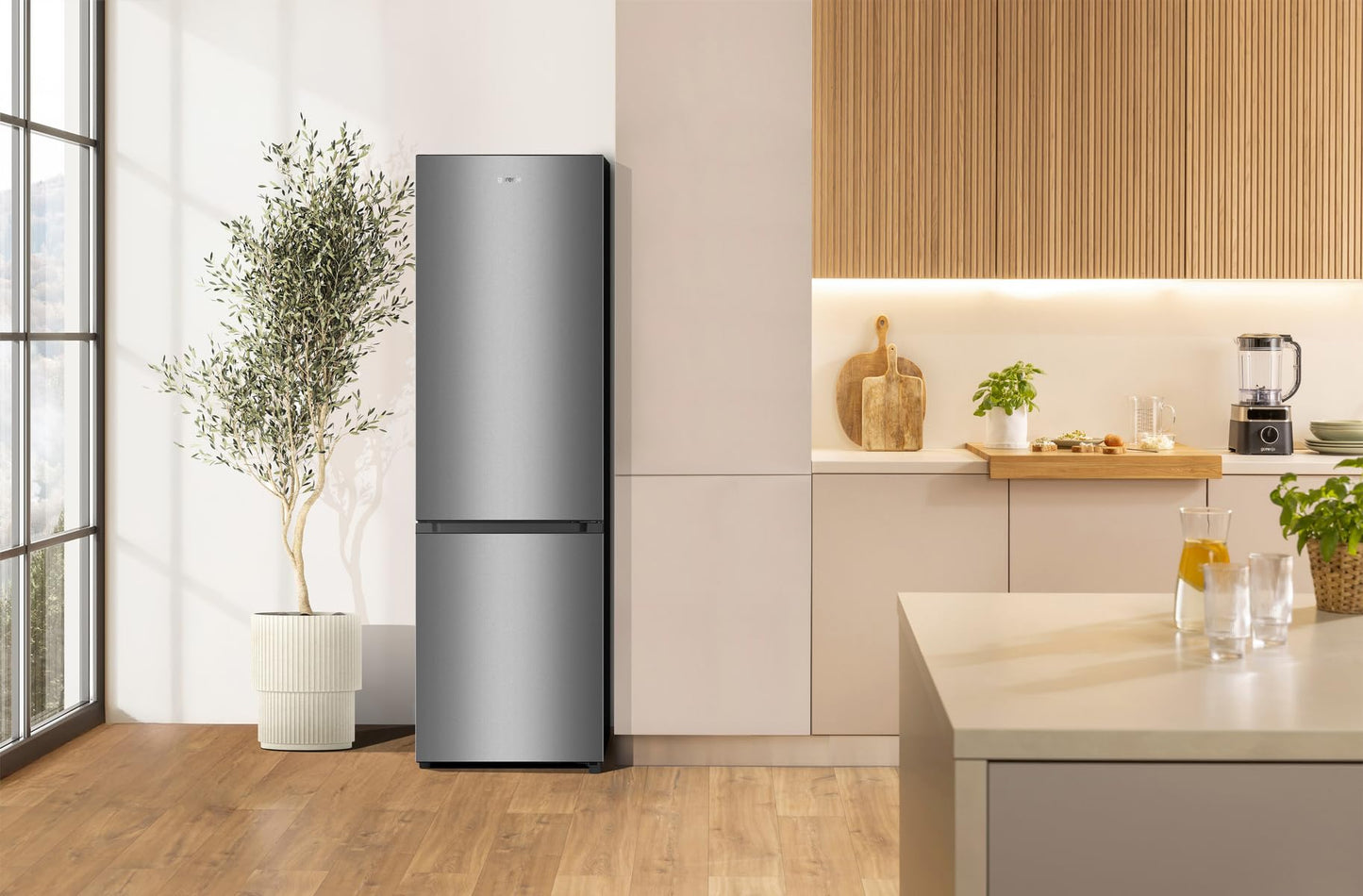 Gorenje RK 4182 PS4 Kühl Gefrierkombination Grau